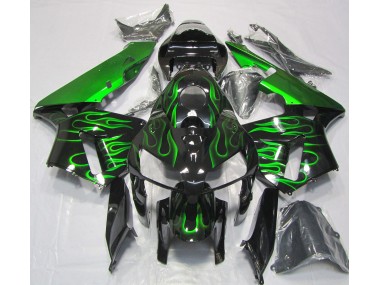Vibrant Green Flame 2005-2006 CBR600RR Motorcycle Fairings