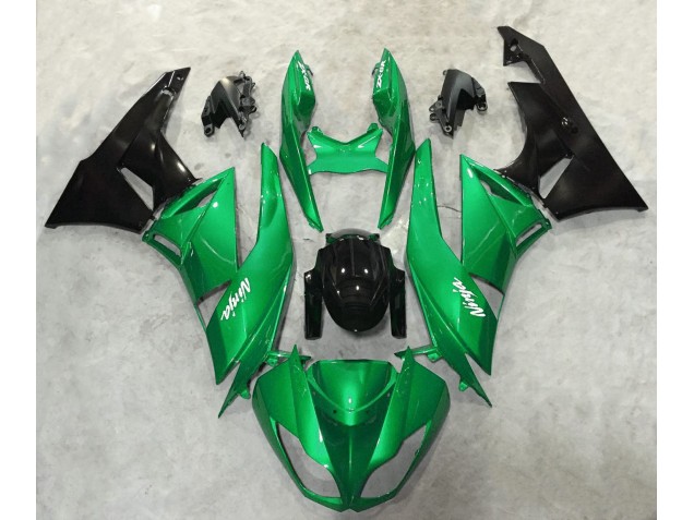 Vibrant Green Gloss 2009-2012 ZX6R Motorcycle Fairings