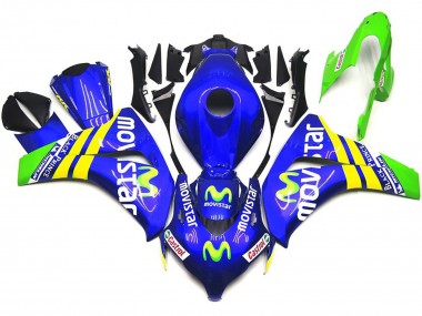Vibrant MoviStar 2008-2011 CBR1000RR Motorcycle Fairings