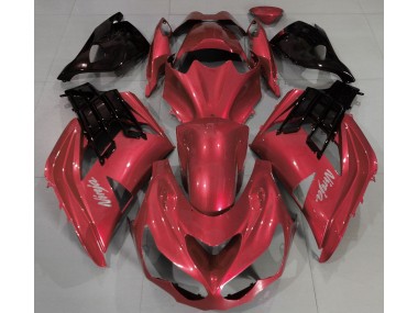 Vibrant Red 2012-2021 ZX14R Motorcycle Fairings