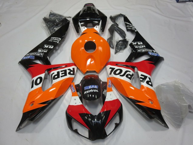 Vibrant Repsol Style 2006-2007 CBR1000RR Motorcycle Fairings