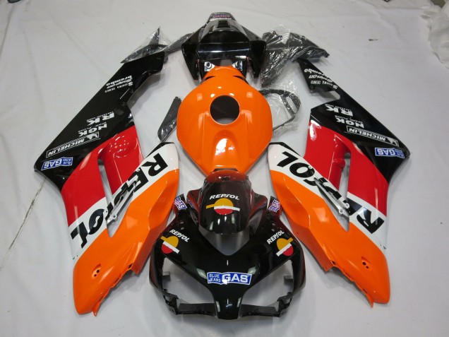 Vibrant Repsol with Logos 2004-2005 CBR1000RR Motorcycle Fairings