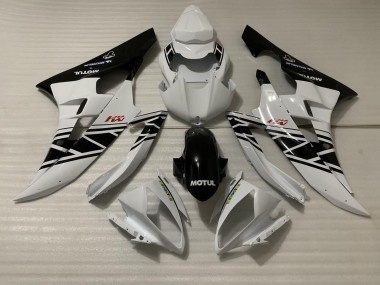 White Black Design 2006-2007 R6 Motorcycle Fairings