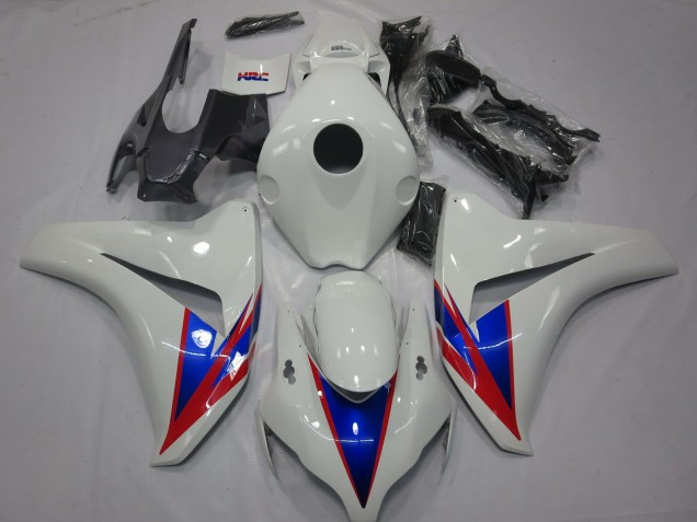 White Blue Red 2008-2011 CBR1000RR Motorcycle Fairings