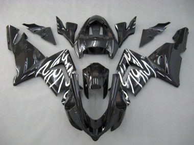 White Flame 2004-2005 ZX10R Motorcycle Fairings