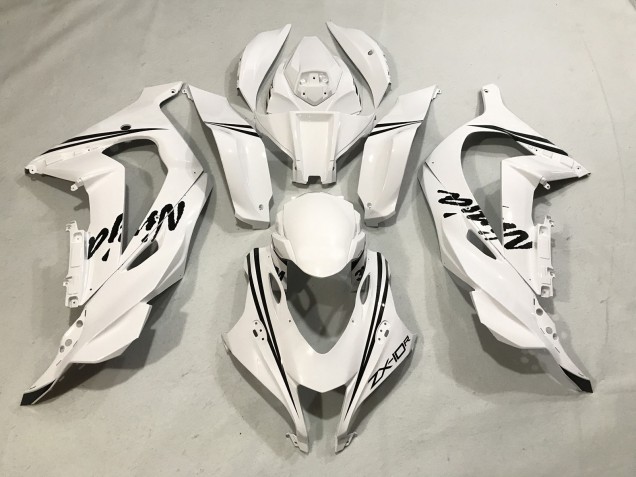 White Ninja 2016-2019 ZX10R Motorcycle Fairings
