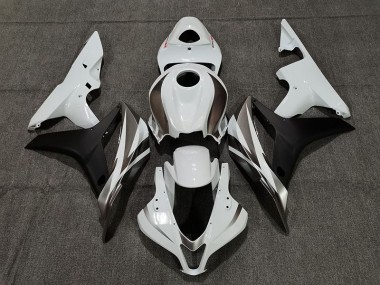 White OEM Style 2007-2008 CBR600RR Motorcycle Fairings