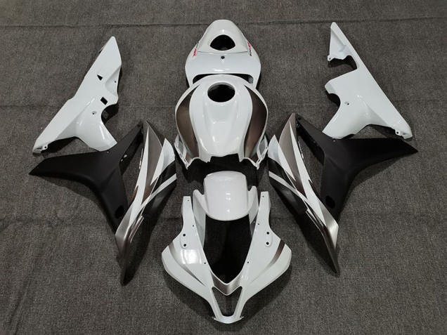 White OEM Style 2007-2008 CBR600RR Motorcycle Fairings