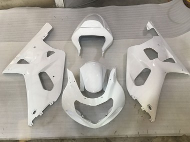 White RS 2001-2003 GSXR 600-750 Motorcycle Fairings
