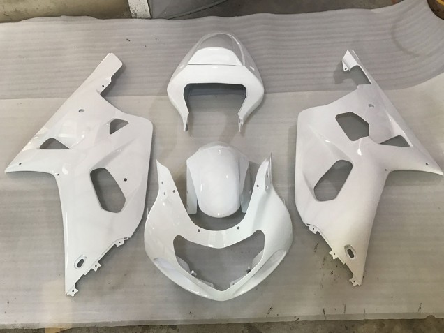 White RS 2001-2003 GSXR 600-750 Motorcycle Fairings