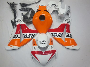 White Repsol 2008-2011 CBR1000RR Motorcycle Fairings