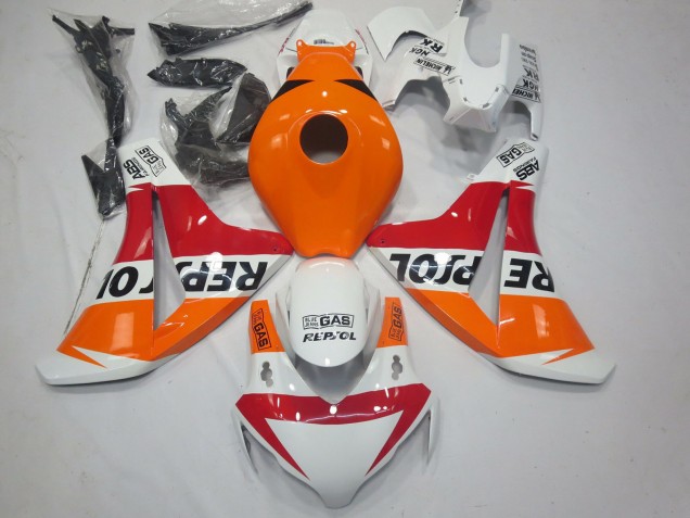 White Repsol 2008-2011 CBR1000RR Motorcycle Fairings