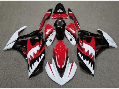 White Shark & Red 2015-2018 R3 Motorcycle Fairings