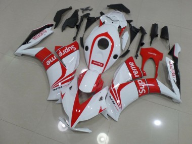 White Supreme 2012-2016 CBR1000RR Motorcycle Fairings