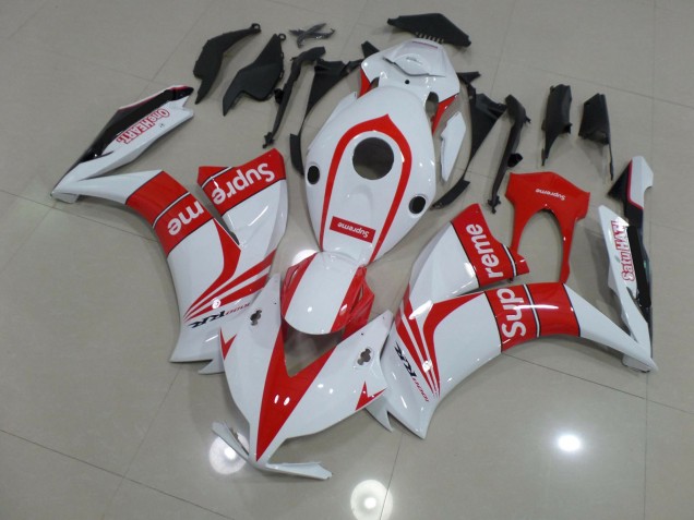 White Supreme 2012-2016 CBR1000RR Motorcycle Fairings