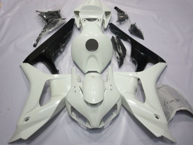 White and Black 2006-2007 CBR1000RR Motorcycle Fairings