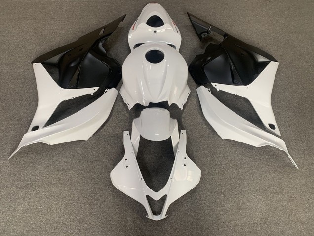 White and Black 2009-2012 CBR600RR Motorcycle Fairings
