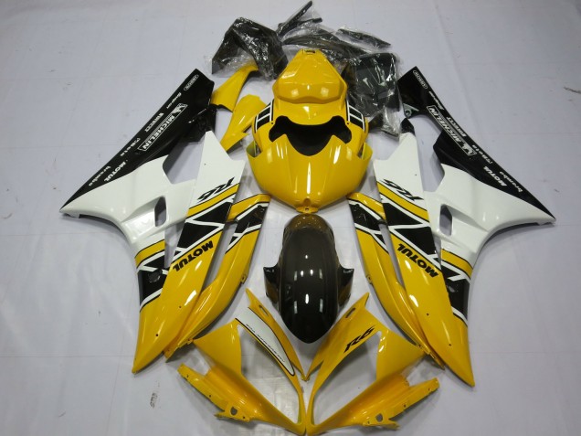 Yellow Motul OEM Style 2006-2007 R6 Motorcycle Fairings