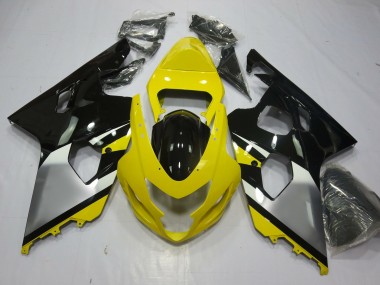 Yellow OEM Style 2004-2005 GSXR 600-750 Motorcycle Fairings