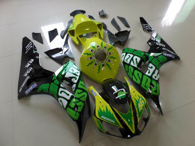 Yellow Rossi 2006-2007 CBR1000RR Motorcycle Fairings