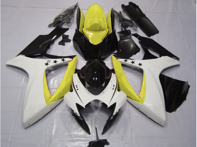 Yellow Star 2006-2007 GSXR 600-750 Motorcycle Fairings