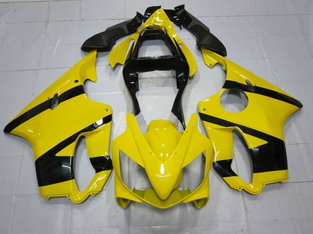 Yellow and Black 2001-2003 CBR600 F4i Motorcycle Fairings